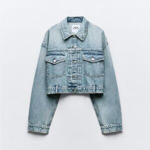 Zara Denim Jacket - Size M - NEW WITH TAGS